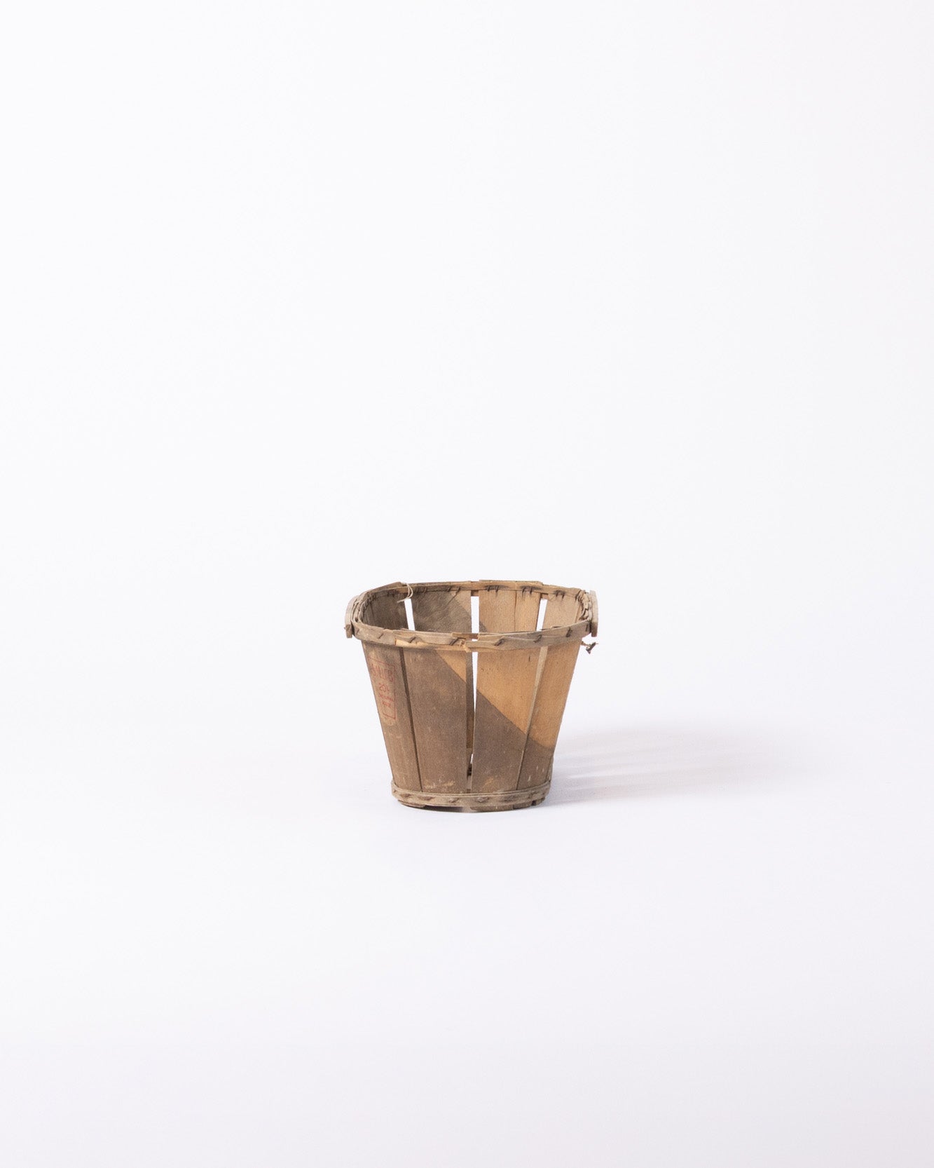 Handcrafted plywood potato basket