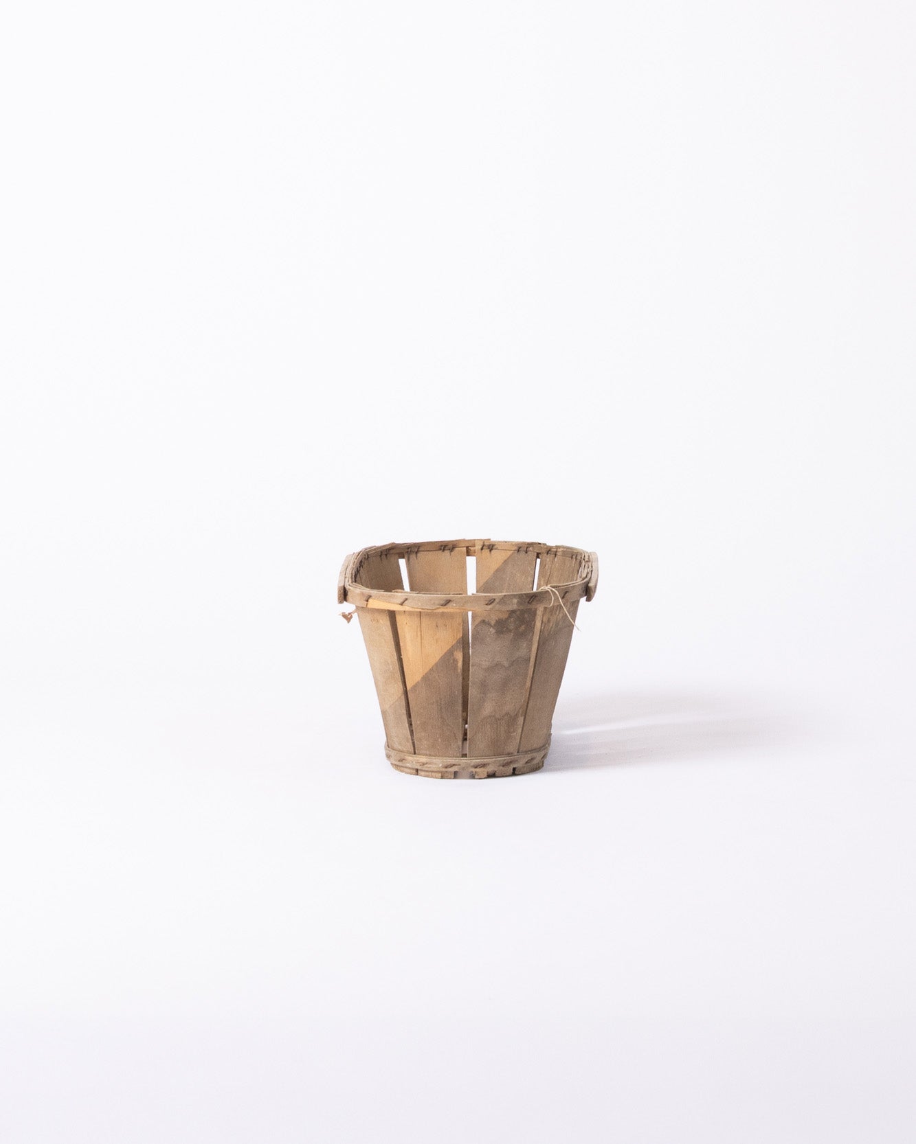Handcrafted plywood potato basket