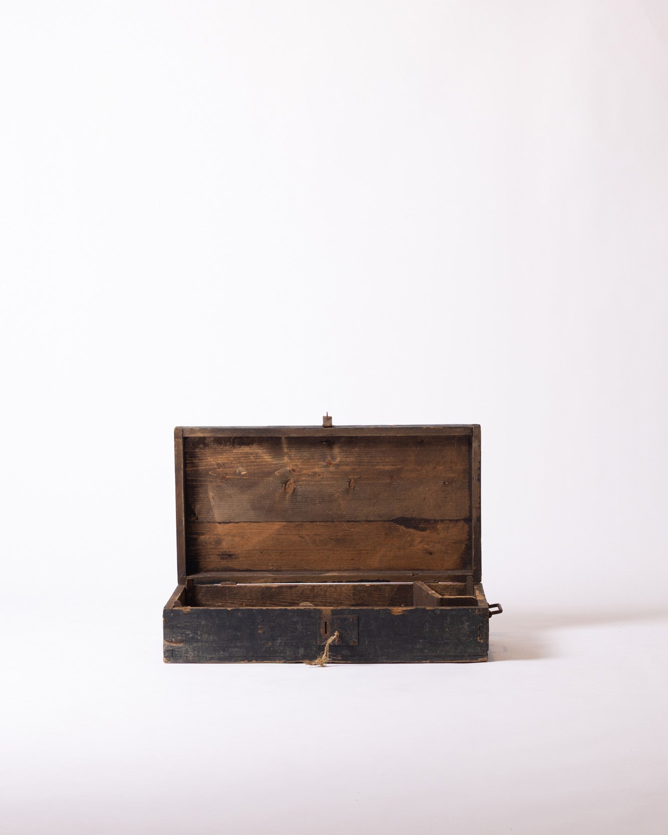Wooden carpenter’s toolbox