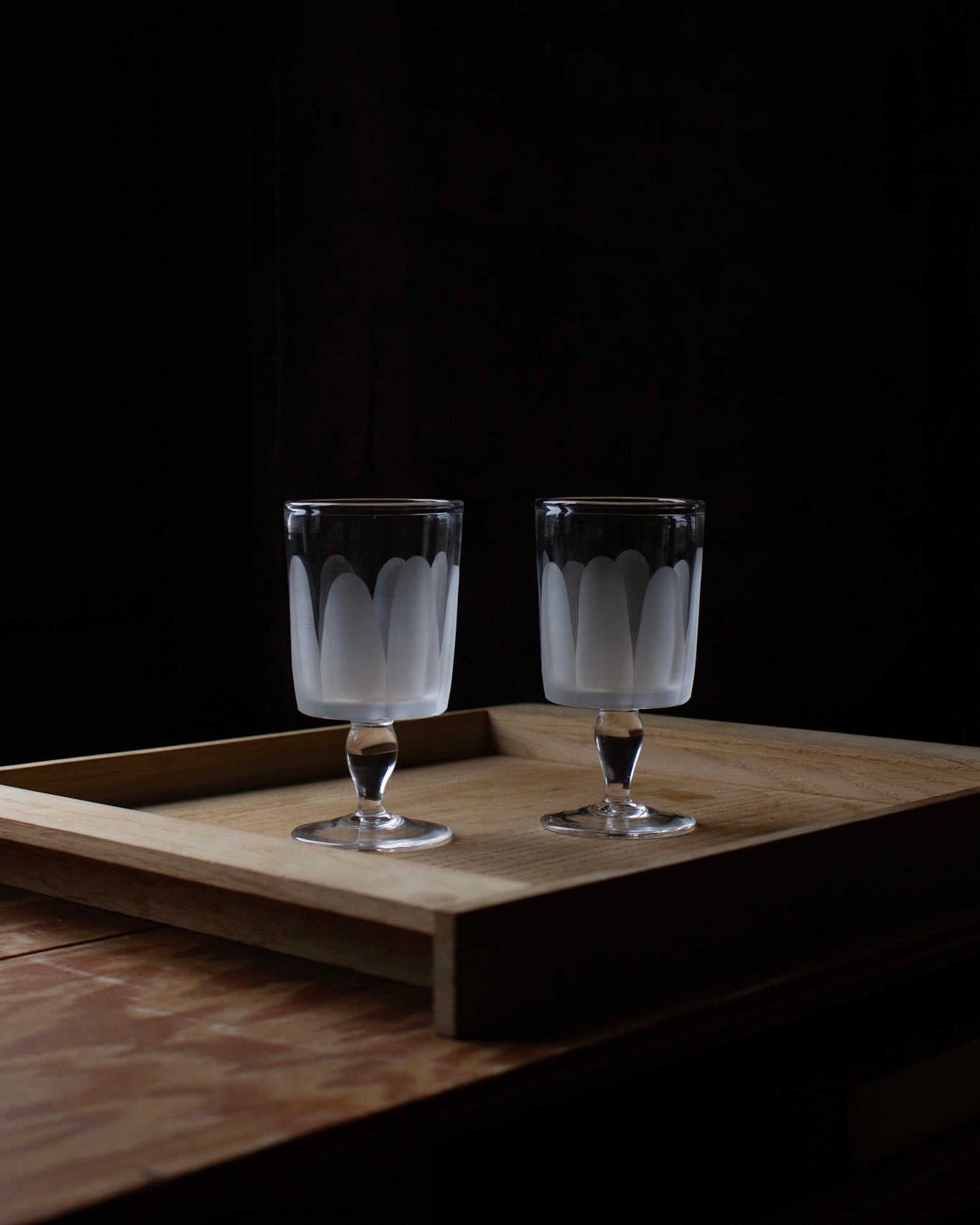 Facet Stem Glass 02 Set of two<br>The Table Project – VAGUE ONLINE