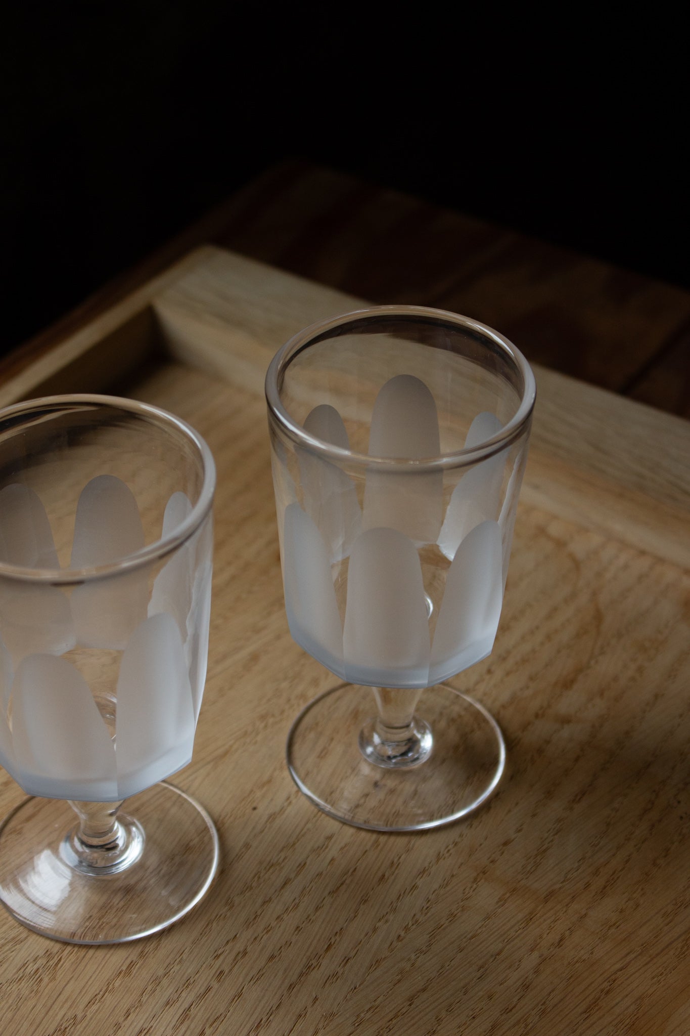 Facet Stem Glass 02 Set of two<br>The Table Project