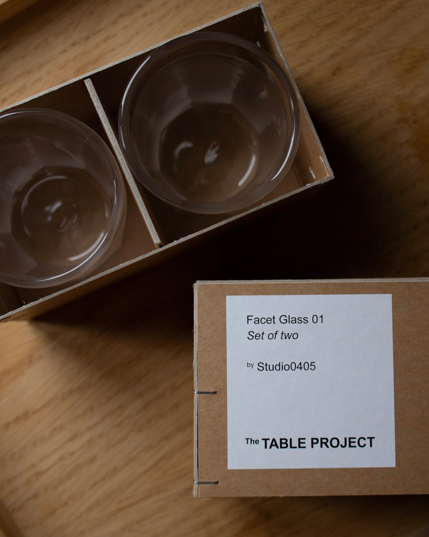 Facet Tumbler Glass 01 Set of two<br>The Table Project