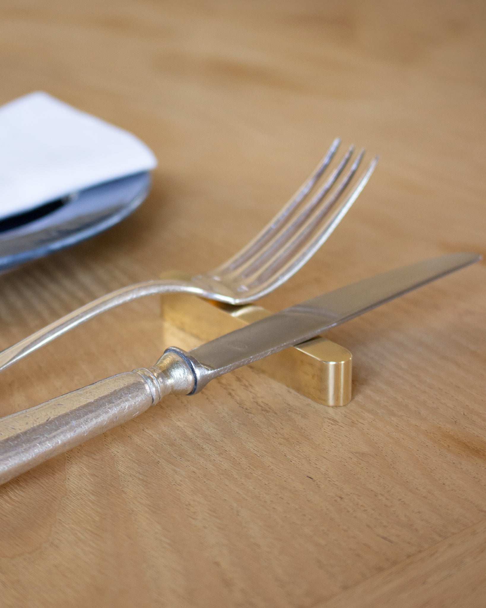 Brass Cutlery Rest<br>Vague Original