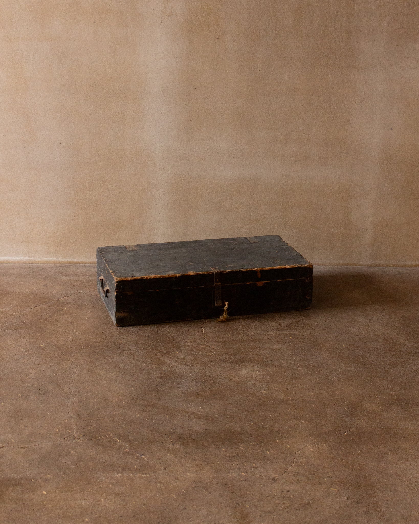 Wooden carpenter’s toolbox