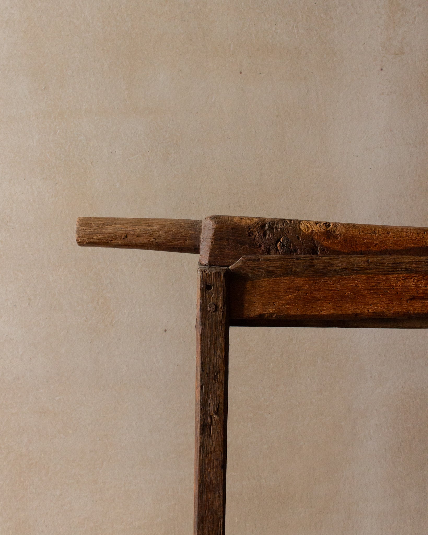 Wooden flax breaker