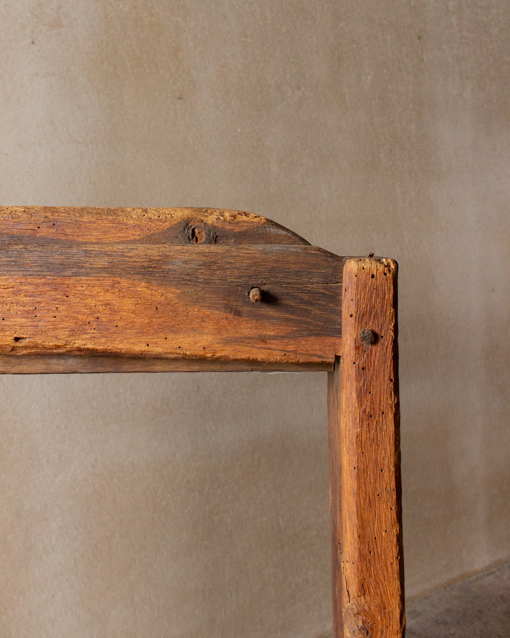 Wooden flax breaker