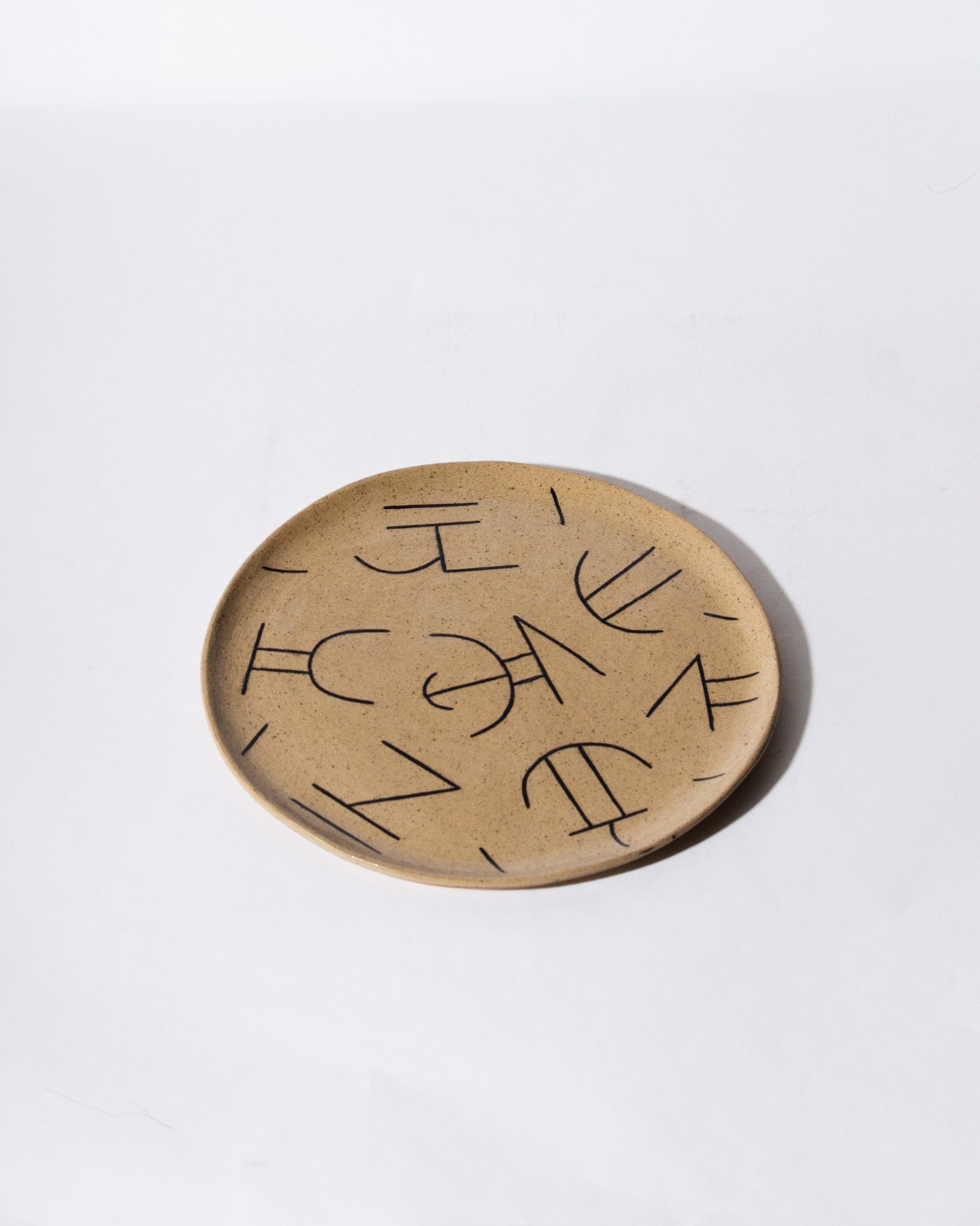 INLAID stoneware plate<br>Lydia
